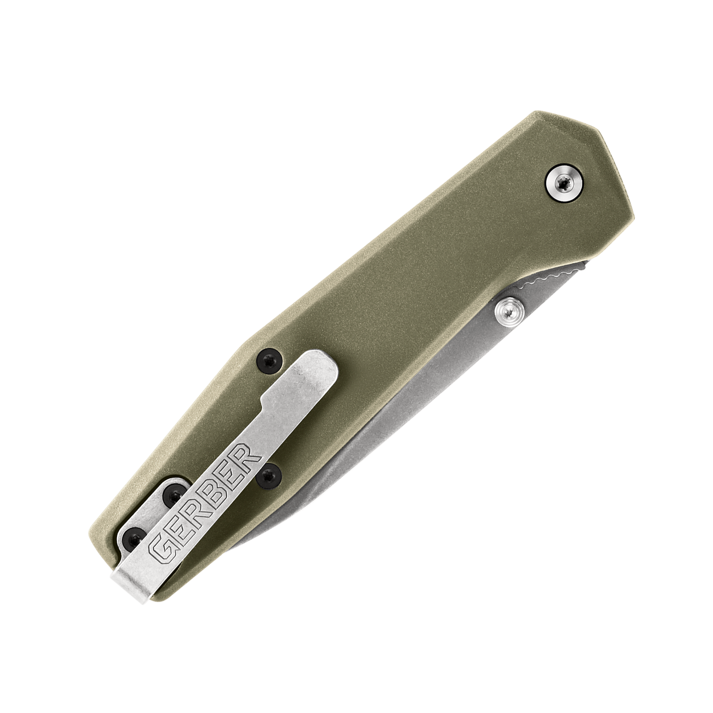 Navaja Plegable con Clip Gerber Fuse Verde