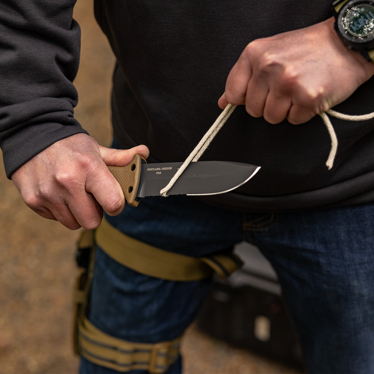 Cuchillo Táctico Gerber LMF II Infantry Coyote