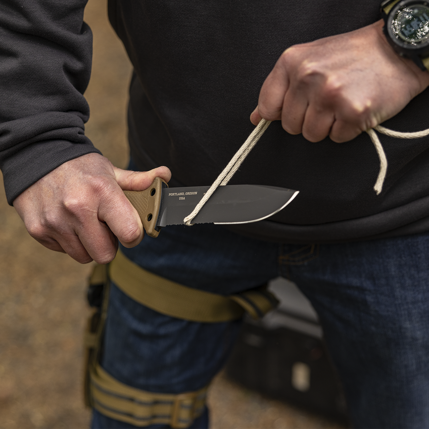 Cuchillo Táctico Gerber LMF II Infantry Coyote