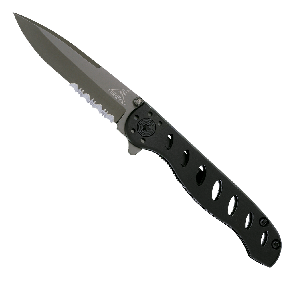 Navaja Plegable con Clip Gerber Evo Jr. Filo Dentado
