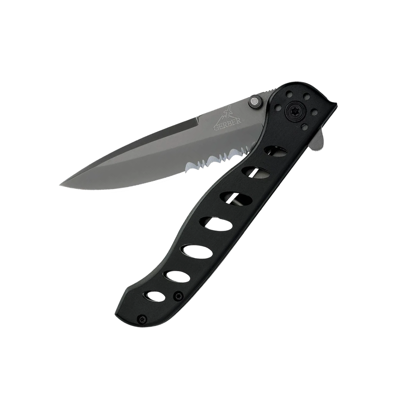 Navaja Plegable con Clip Gerber Evo Jr. Filo Dentado