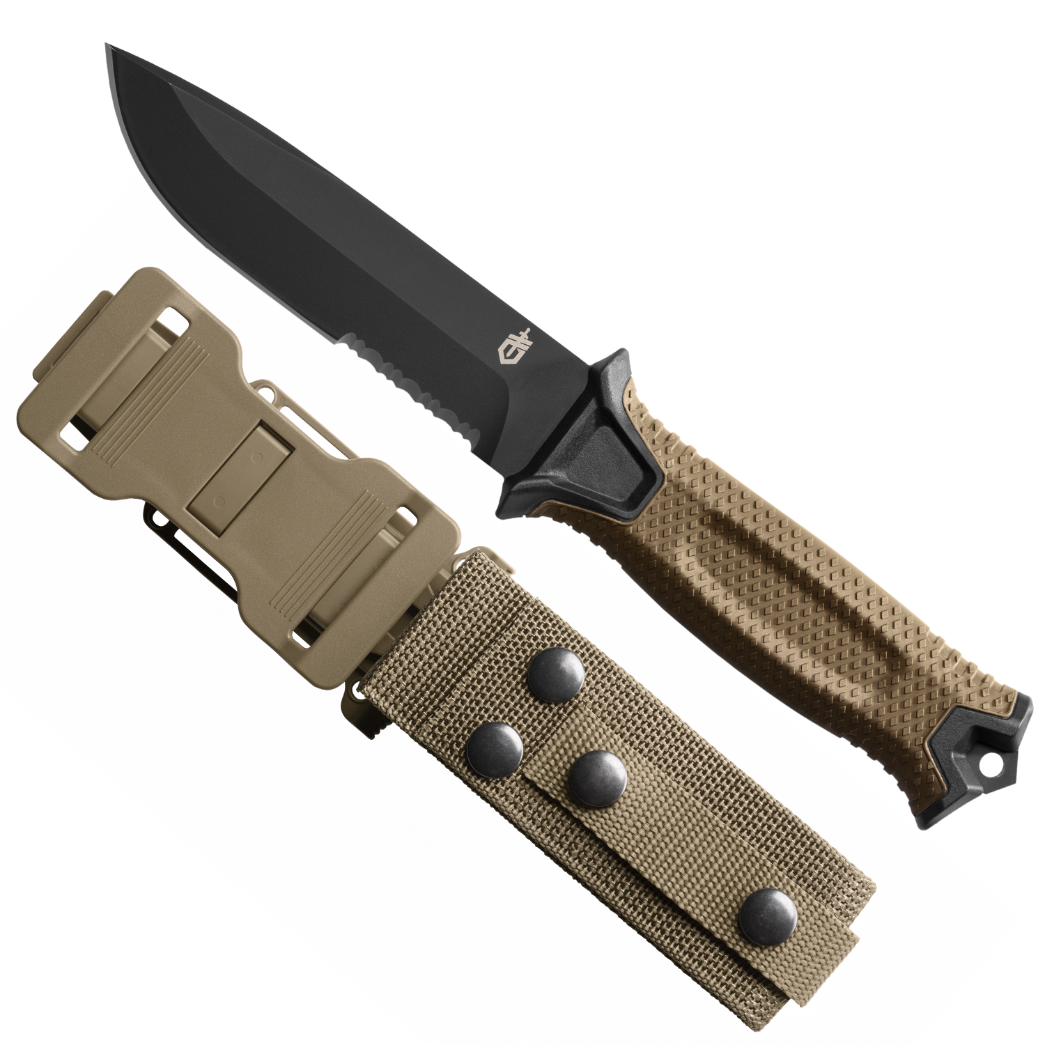 Cuchillo Táctico Gerber Strongarm Coyote con Funda