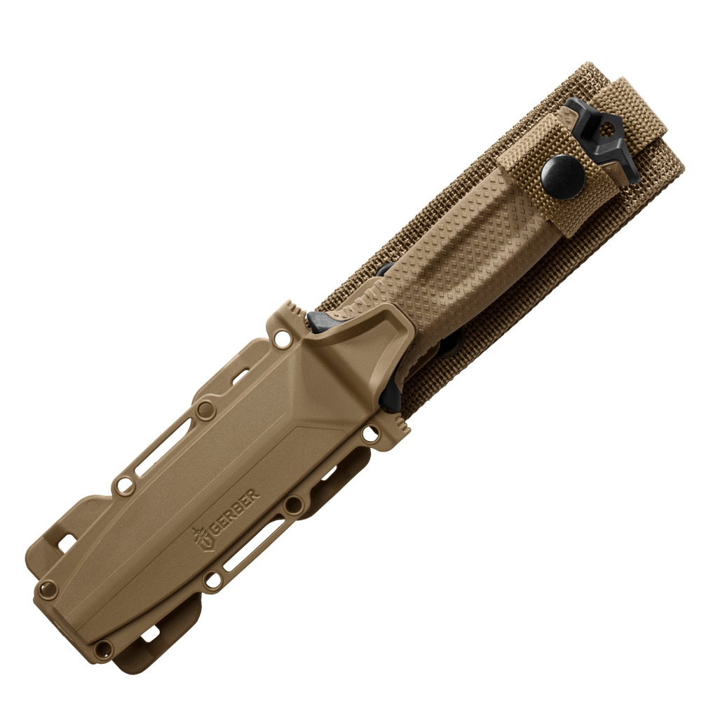 Cuchillo Táctico Gerber Strongarm Coyote con Funda
