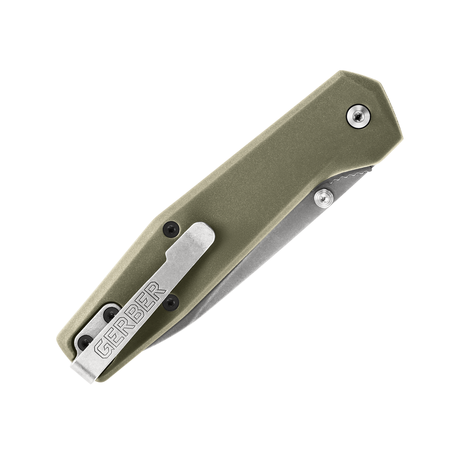 Navaja Plegable con Clip Gerber Fuse Verde