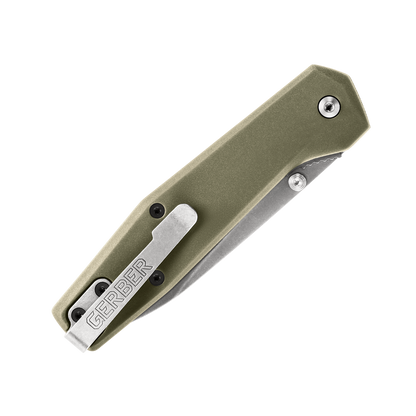 Navaja Plegable con Clip Gerber Fuse Verde
