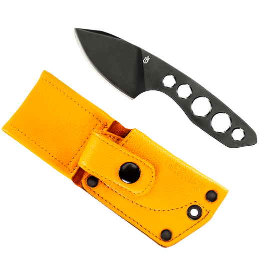 Cuchillo Espiga Completa Gerber DIBS con Funda de Cuero